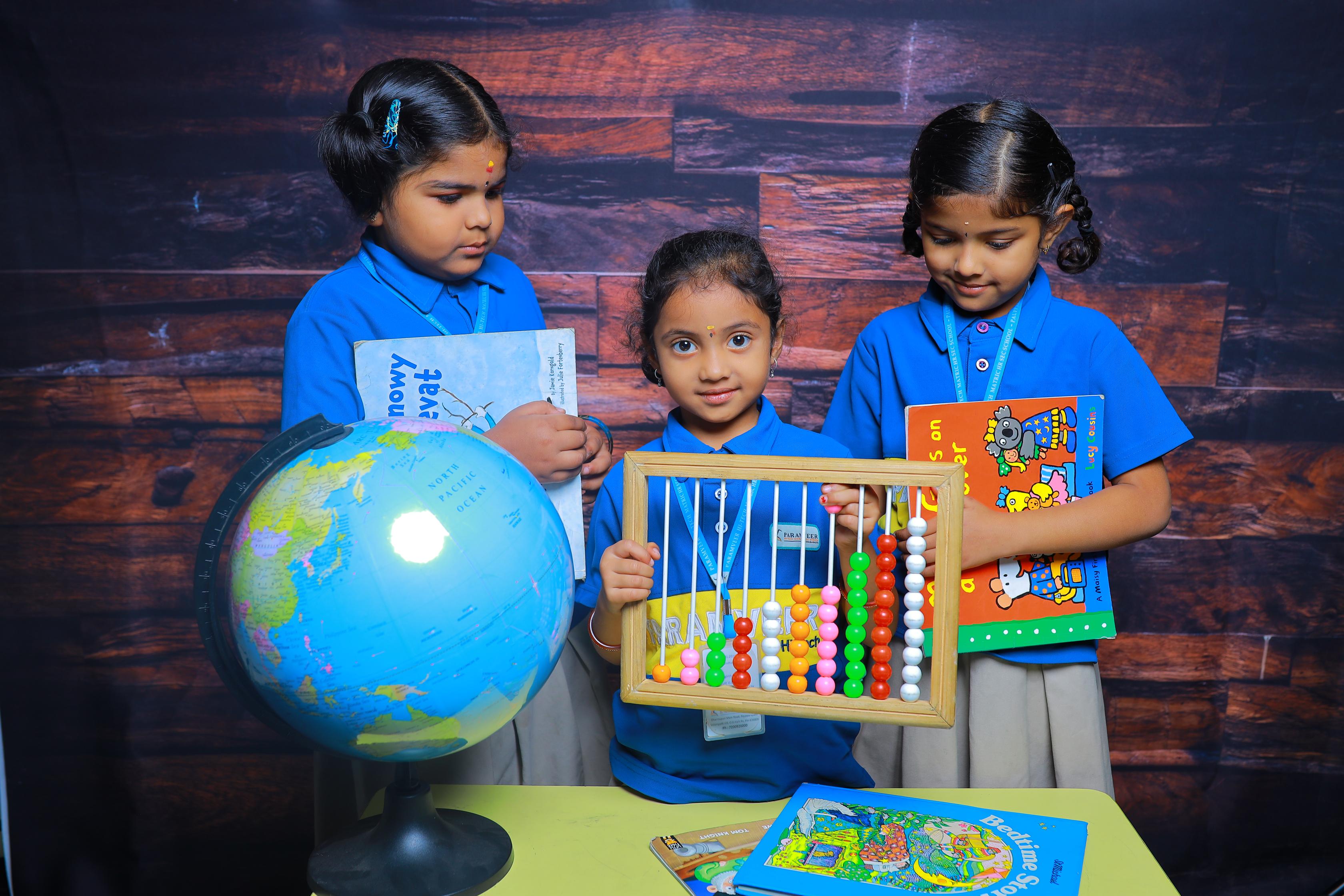 Spacious classrooms with TVs